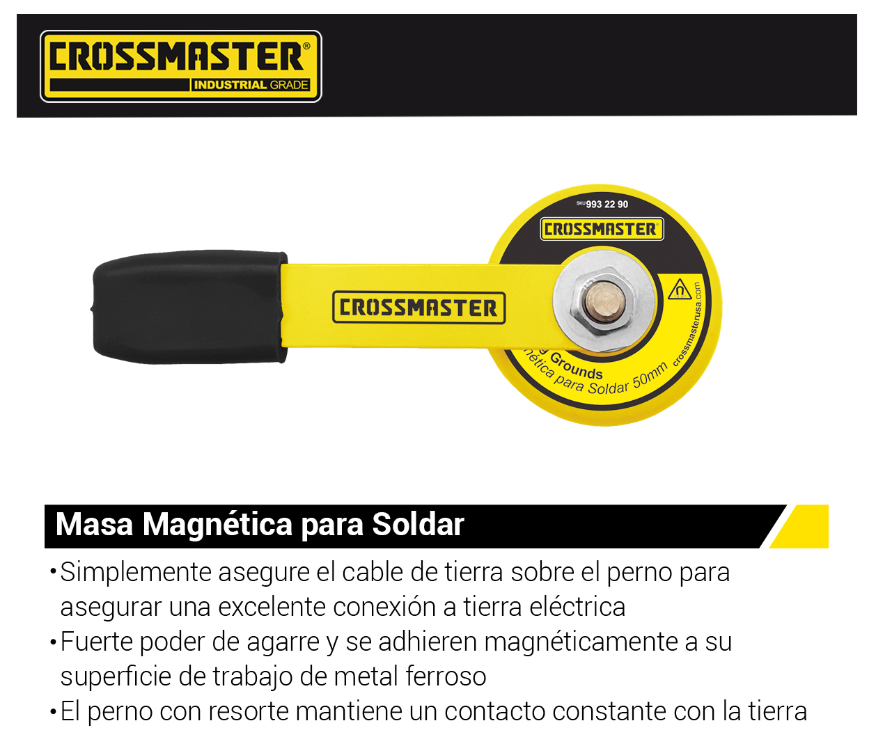 MASA MAGNETICA 2" SOLDAR CROSSMAN BTA