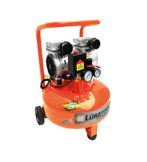 COMPRESOR DE AIRE 1HP 24LTS S/ACEITE SILENCIOSO.DOL.LQ