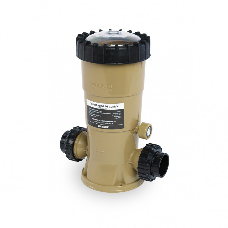 DOSIFICADOR DE CLORO EN PASTILLAS - CARGA 2.5KG.VULCANO