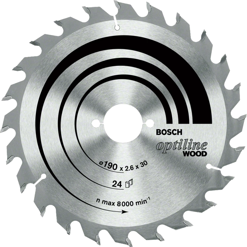 DISCO DE SIERRA CIRCULAR-235MM 9 1/4"-60 DIENTES OPTILINE.BOSCH
