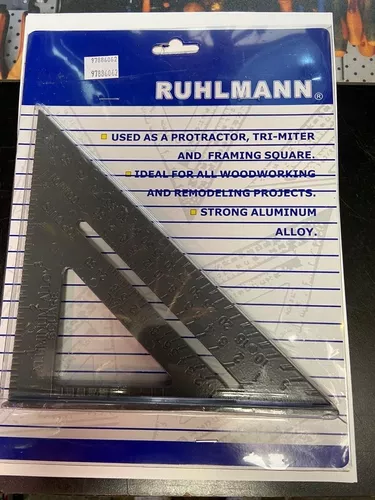 ESCUADRA DE ALUMINIO.RUHLMANN