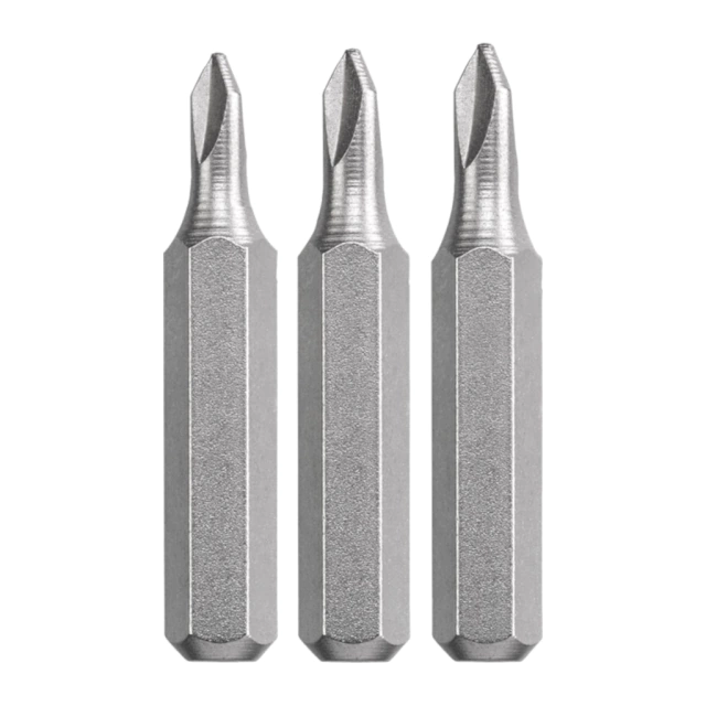 Micro puntas con vástago TriWing, 3 piezas, largo 28mm, 0, 1, 2".EINHELL