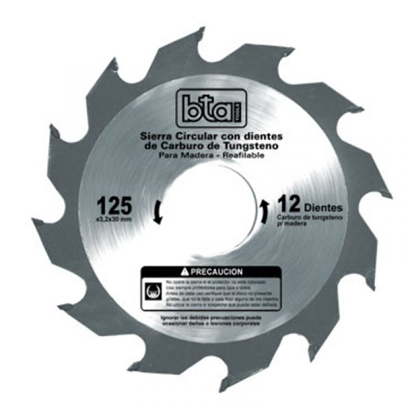 DISCO SIERRA CIRC.125x3,2x30x12 DT. WIDIA.BARBUY TEAM .BARBUY TEAM