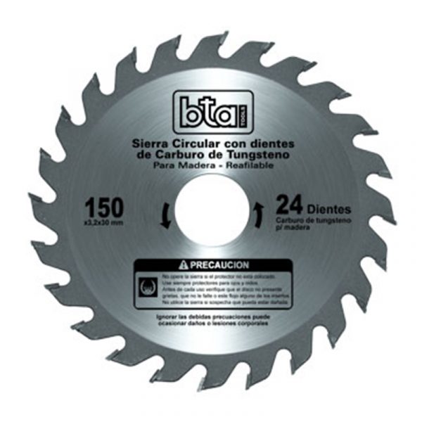DISCO SIERRA CIRC.150x3,2x30x24DT WIDIA.BARBUY TEAM
